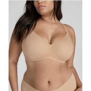 Honeylove Women's CloudEmbrace Bra Wireless Size 40D Sand